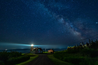 Milky Way over West Quoddy Lighthouse