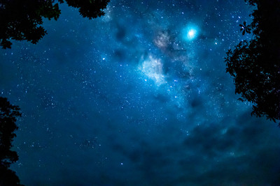 Southern cross with Jupiter